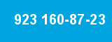 923 160-87-23